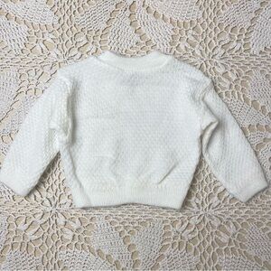 Vintage 1980s Cuddle Knit Baby 6 Months Thin Knitted Long Sleeve Shirt